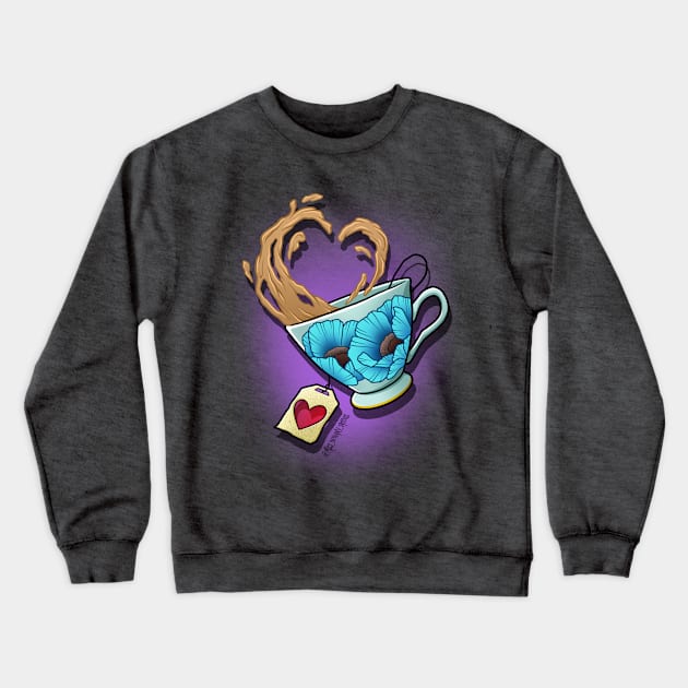 Tea-Shirt Crewneck Sweatshirt by Miss_Bethany_Tattoos